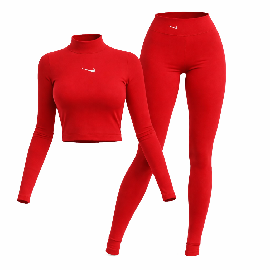 CONJUNTO BUZO Y LEGGINS ROJO