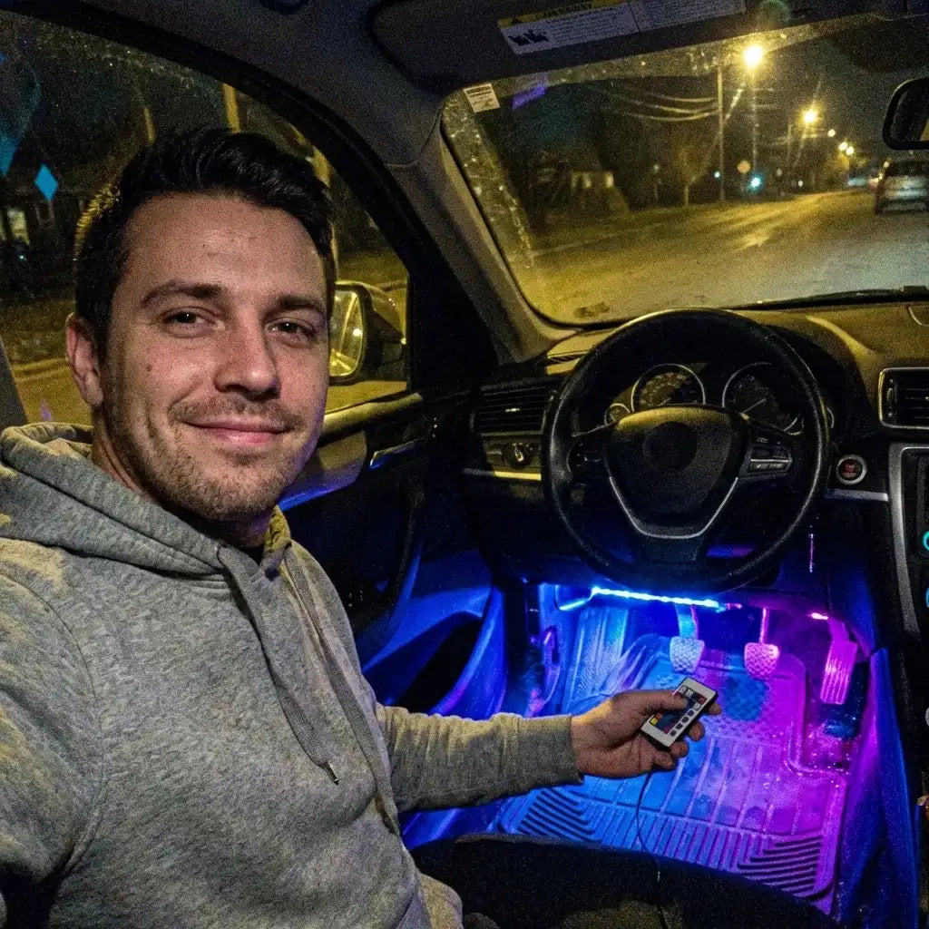 NovaGlow Drive™ – Luces Ambientales para Carro