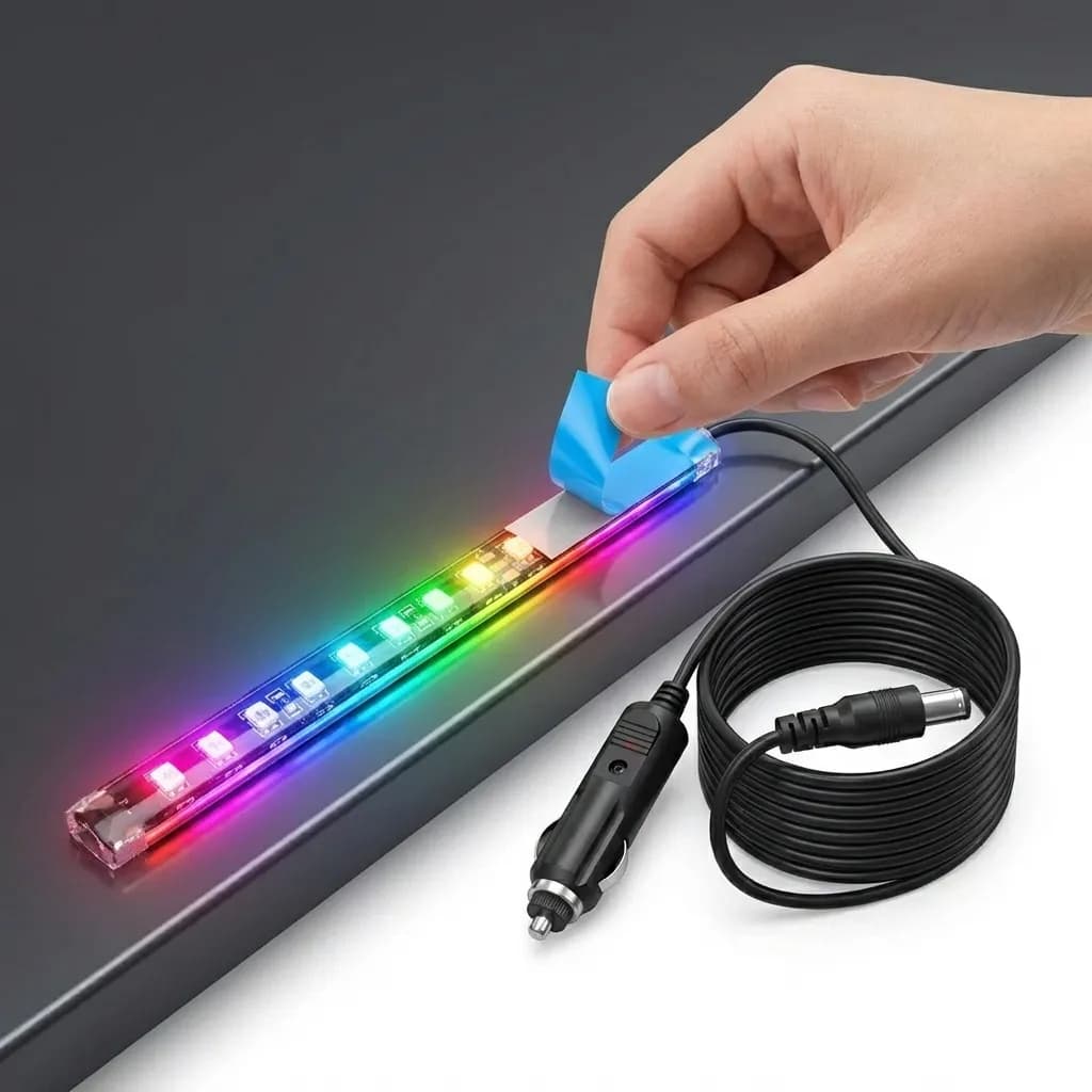 NovaGlow Drive™ – Luces Ambientales para Carro