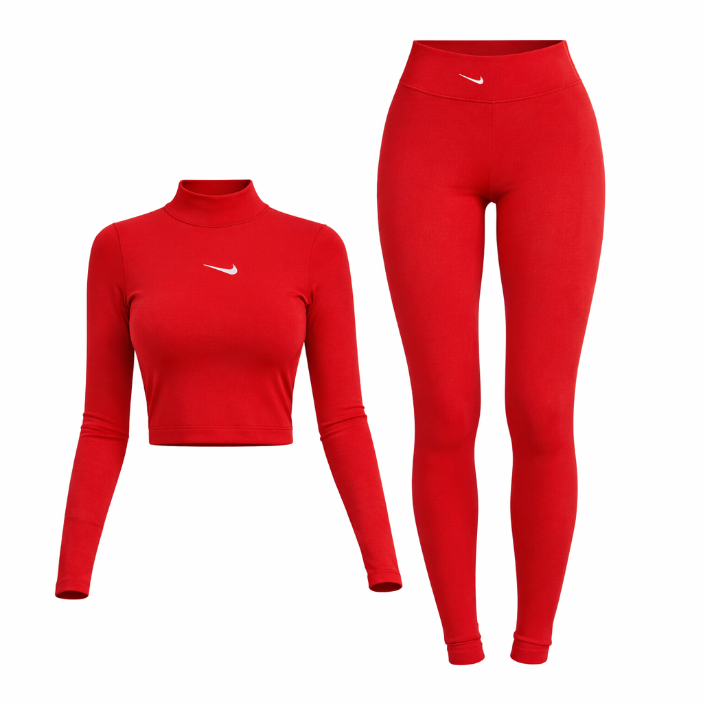 CONJUNTO BUZO Y LEGGINS ROJO