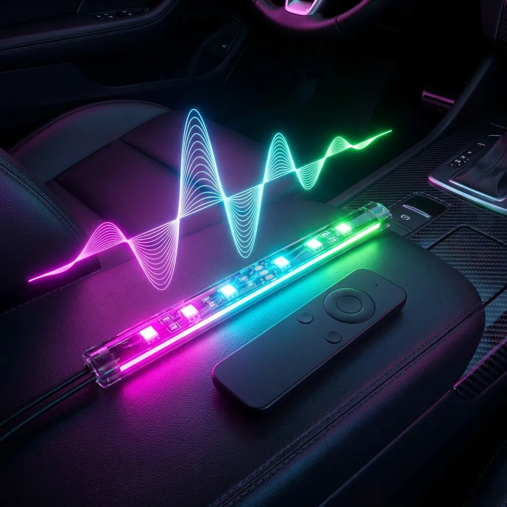 NovaGlow Drive™ – Luces Ambientales para Carro
